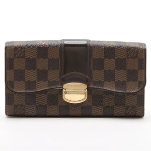 ✨🛍️ Louis Vuitton Damier Ebene Sistina Wallet